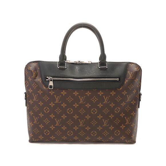 Louis Vuitton Porte Documents Ageur Monogram Macassar - Picture 1 of 8